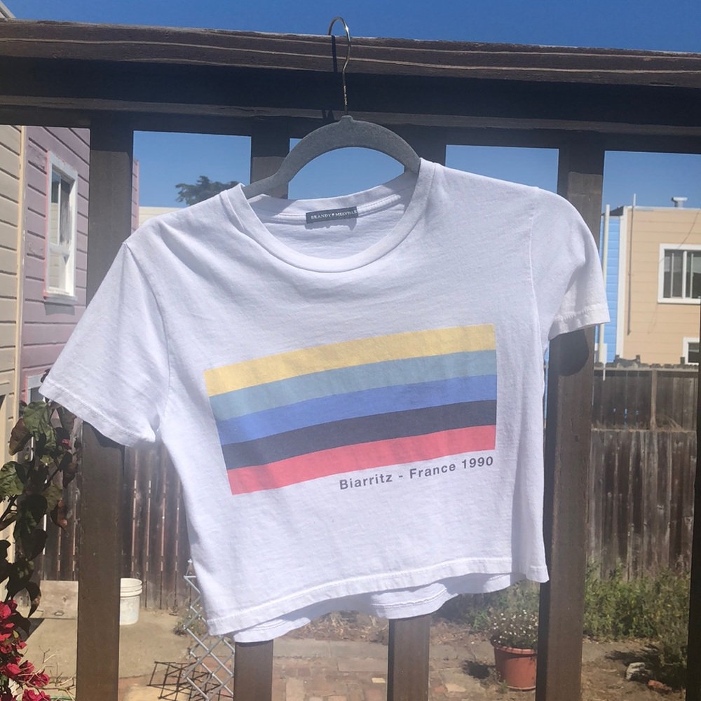 BRANDY MELVILLE FRANCE CROP TOP